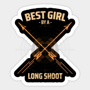 archery girl Sticker